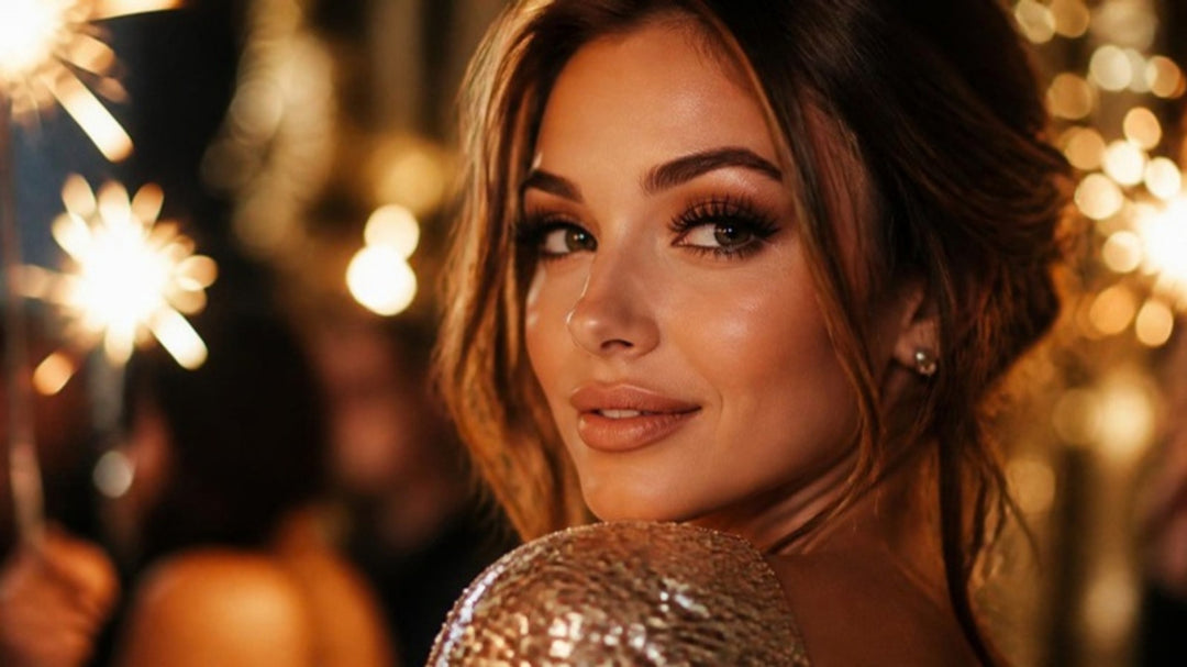 Cat-Eye-Wimpern für Weihnachten und Silvester: Dein Party-Look