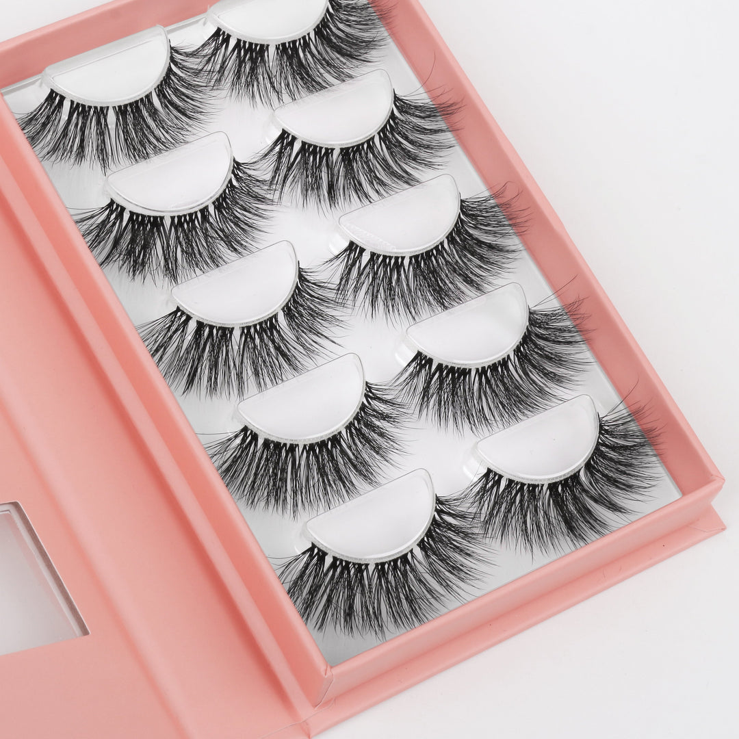 LASH CLUB Lash Book SUPERSTAR mit fünf Paaren DIY Wimpern