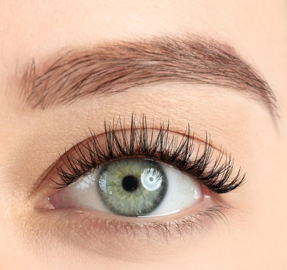 DIY Lashes im Soft-Glam Cat-Eye-Style NO 6 am Auge getragen – natürlicher Glam Look
